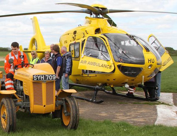 With the Air Ambulance