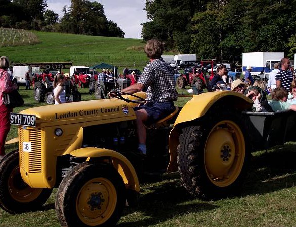 The LCC tractor at an event